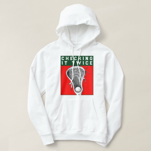 Lacrosse kerstvakantie hoodie (Design voorkant)