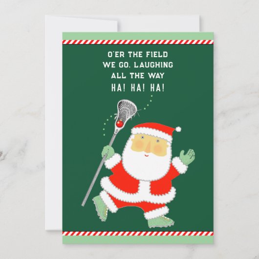 Lacrosse Kerstvakantie Kaarten (Voorkant)
