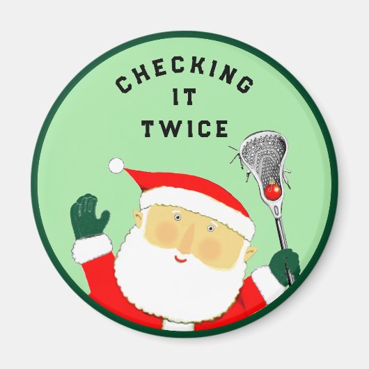 Lacrosse kous magneet (Voorkant)