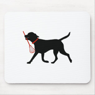 Lacrosse Labrador Fetch Lacrosse Stick Zwart Lab T Muismat