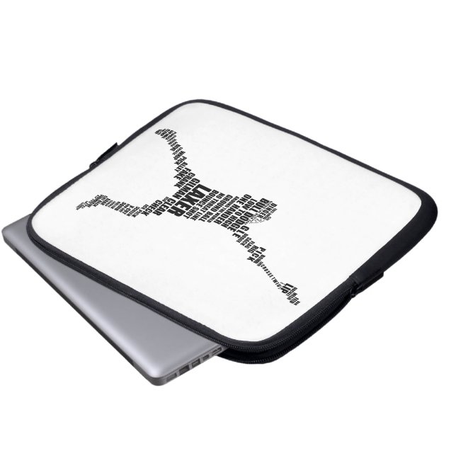 Lacrosse laptophoes laptop sleeve (Voorkant onderkant)