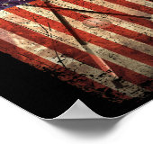 Lacrosse LAX American Flag Poster (Hoek)