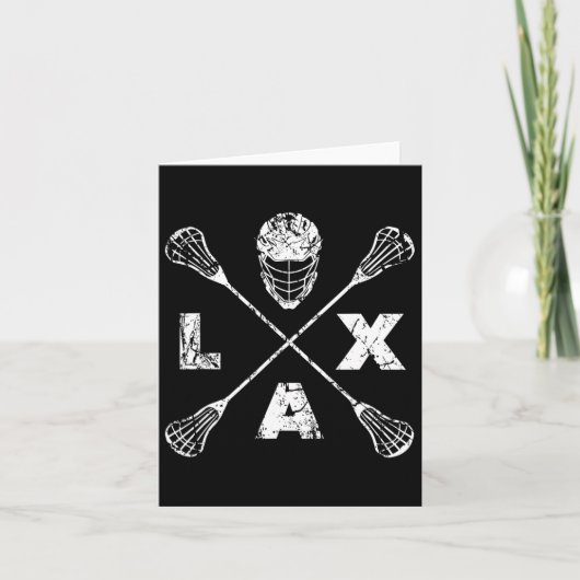 Lacrosse Lax Cross Axis Kaart (Voorkant)