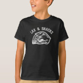 Lacrosse Lax Goalie Lacrosse And Snacks T-shirt (Voorkant)