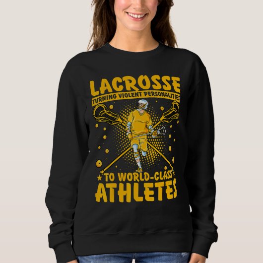 Lacrosse Lax Lacrosse Player  Quote 5 Trui (Voorkant)