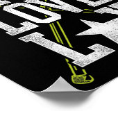 Lacrosse Lax Live Liefde Lax Poster (Hoek)
