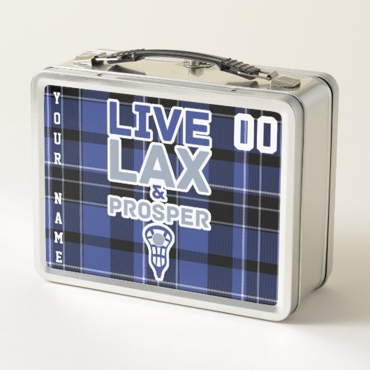  lacrosse LAX Lunch Box (Achterkant)