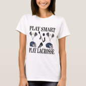 Lacrosse Lax Mama Speler T-shirt (Voorkant)