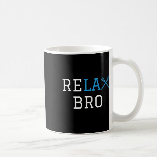 Lacrosse - Lax - Relax Bro Koffiemok (Rechts)