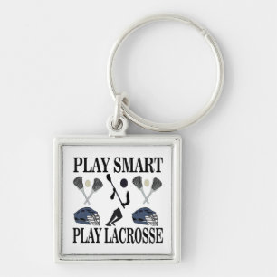 Lacrosse Lax Speler Sporten Sleutelhanger