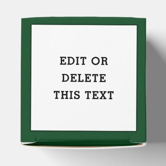 Lacrosse Lax Team Green Bedankdoosjes (Bovenkant)