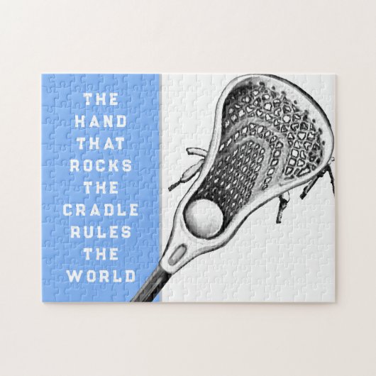 Lacrosse Legpuzzel (Horizontaal)