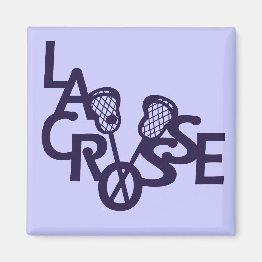 Lacrosse Letters Magneet (Voorkant)