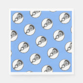 Lacrosse Lichtblauwe Partij Servet (Voorkant)