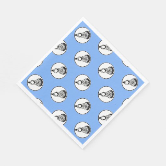 Lacrosse Lichtblauwe Partij Servet (Hoek)