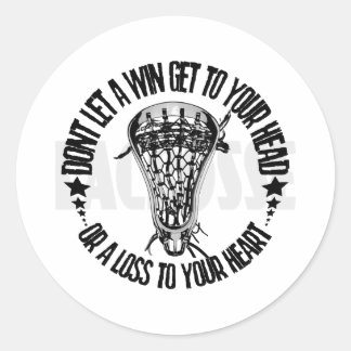 Lacrosse Lifestyle AWin achterzijde Sticker