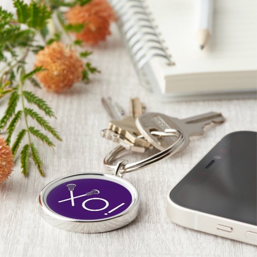 Lacrosse Love Novelty Gift Sleutelhanger (Zijkant)