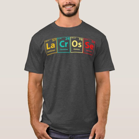  Lacrosse Lover Periodiek Tabel van T-shirt (Voorkant)