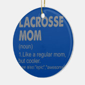 Lacrosse mam Definition Funny  Gift mama Keramisch Ornament (Links)
