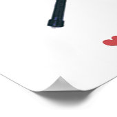 Lacrosse mam Hearts Poster (Hoek)