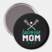 Lacrosse Mam Proud Moeder Kind sportspeler Magneet (Voorkant / Achterkant)