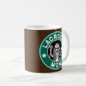 Lacrosse mama Caffeine Coffee Lover Koffiemok (Voorkant rechts)