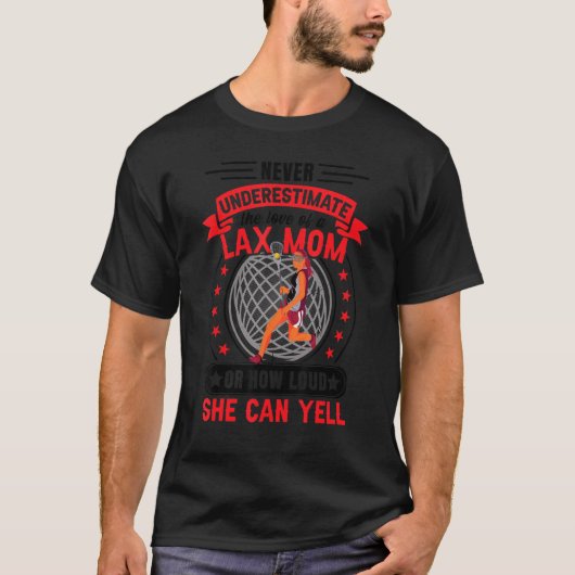 Lacrosse mama t-shirt (Voorkant)