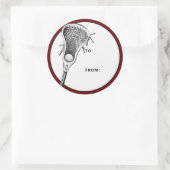 Lacrosse Maroon Gift Label (Tas)