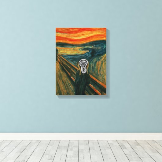 Lacrosse Masterpart Parody Canvas Print (Insitu (Houten vloer))