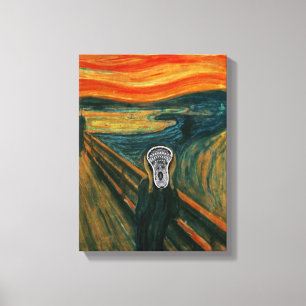 Lacrosse Masterpart Parody Canvas Print