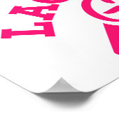 Lacrosse meisje poster (Hoek)