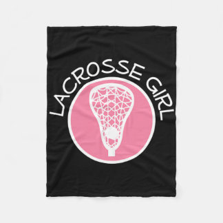 Lacrosse Meisje Sportteam Schattige Fleece Deken