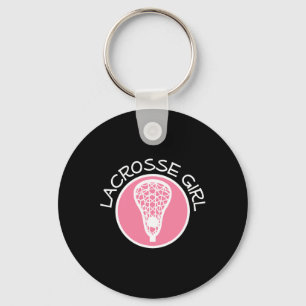 Lacrosse Meisje Sportteam Schattige Sleutelhanger