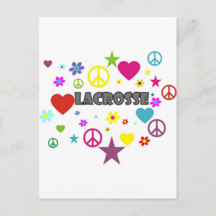 Lacrosse Mixed Graphics Briefkaart