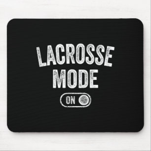 Lacrosse-modus op Funny Lax Player Gift Coach Inst Muismat