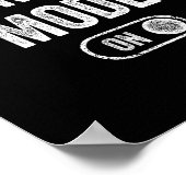 Lacrosse-modus op Funny Lax Player Gift Coach Inst Poster (Hoek)