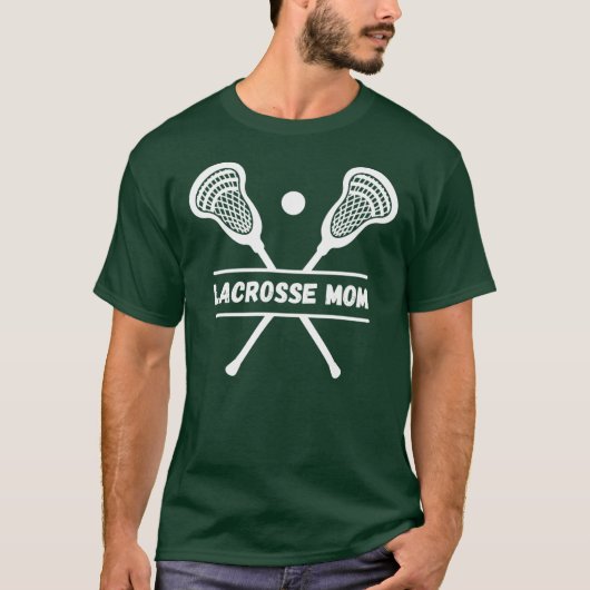 Lacrosse Moeder jongen T-shirt (Voorkant)