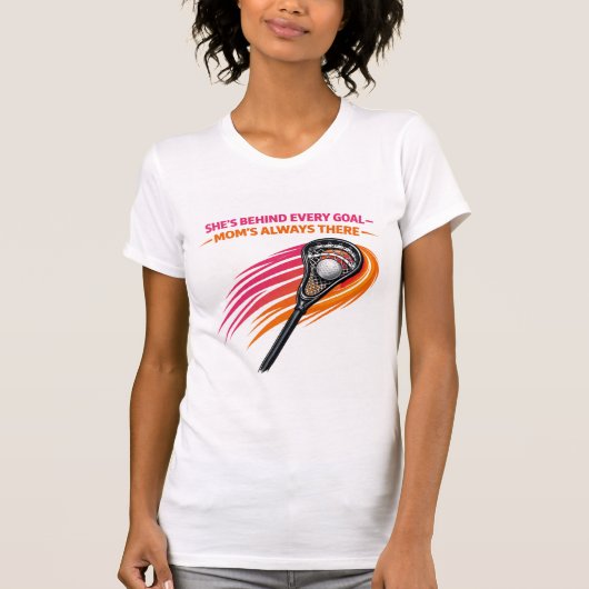 Lacrosse Moeder T-shirt Moederdag Cadeau Van Eerst (Voorkant)