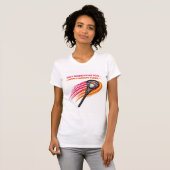 Lacrosse Moeder T-shirt Moederdag Cadeau Van Eerst (Voorkant volledig)