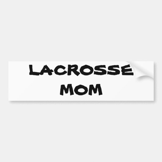 LACROSSE MOM BUMPERSTICKER (Voorkant)