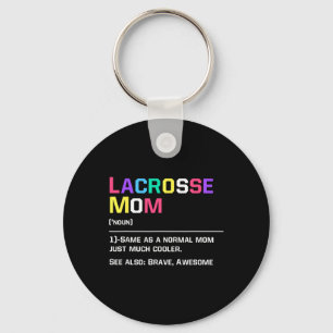 Lacrosse Mom Funny Definition Lax Lover Lacrosse H Sleutelhanger
