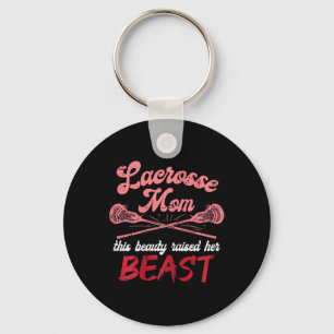 Lacrosse Mom heeft haar Beast Funny Moederdag Da g Sleutelhanger