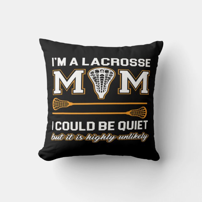 Lacrosse Mom   Lacrosse Gifts Kussen (Voorkant)