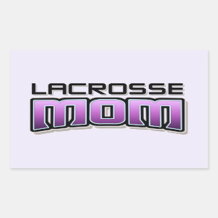 Lacrosse MOM Rechthoekige Sticker