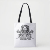 Lacrosse moms - sinds 1867 vriendelijke voetbalmol tote bag (Voorkant)