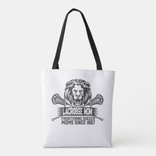 Lacrosse moms - sinds 1867 vriendelijke voetbalmol tote bag