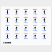 Lacrosse Motivatie GroundballMachine zwart Sticker (Vel)