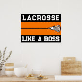 Lacrosse Motivatie Poster (Keuken)