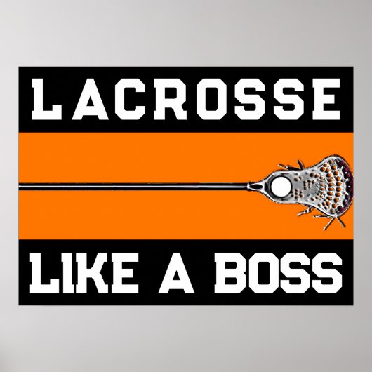 Lacrosse Motivatie Poster (Voorkant)