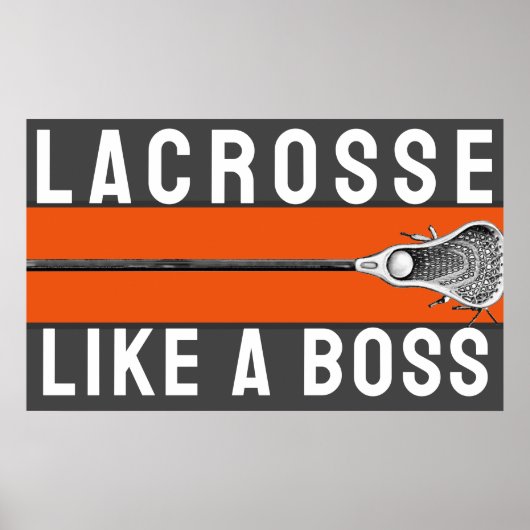 Lacrosse Motivatie Poster (Voorkant)